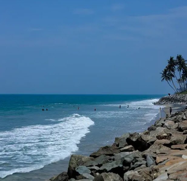 Thiruvambadi Black Beach Varkala, , India